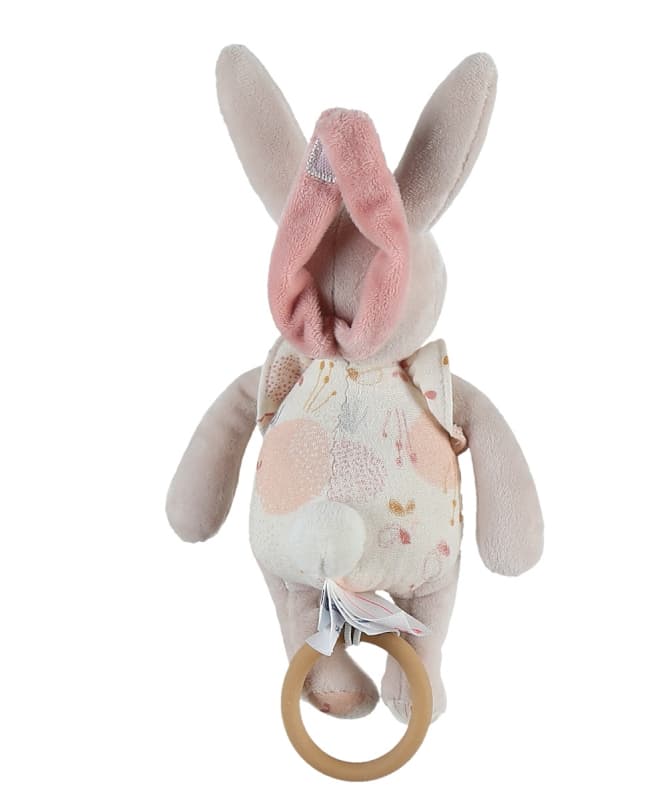 L&j Pili Peluche Mini-musical Veloudoux, beige permanent — vue 3 sur 3