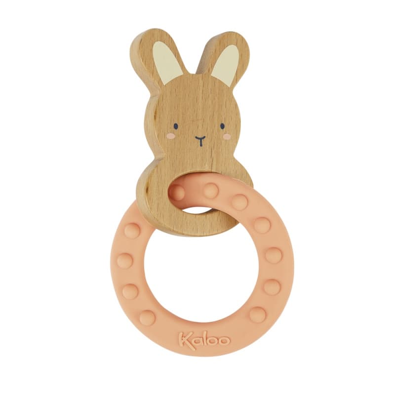 Anneau de Dentition Lapin, home kaloo orange — vue 3 sur 3