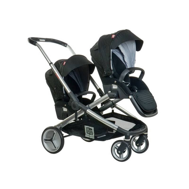 Poussette 4 Roues Deux Places Evolutwin ® Noire, red castle noir tu per — vue 3 sur 4