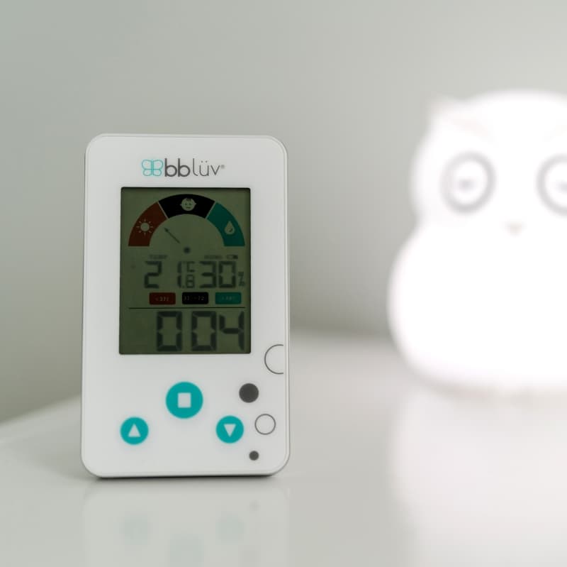 Igro Thermometre/hygrometre 2 en 1 pour la Chambre de Bebe, bblüv white — vue 3 sur 5