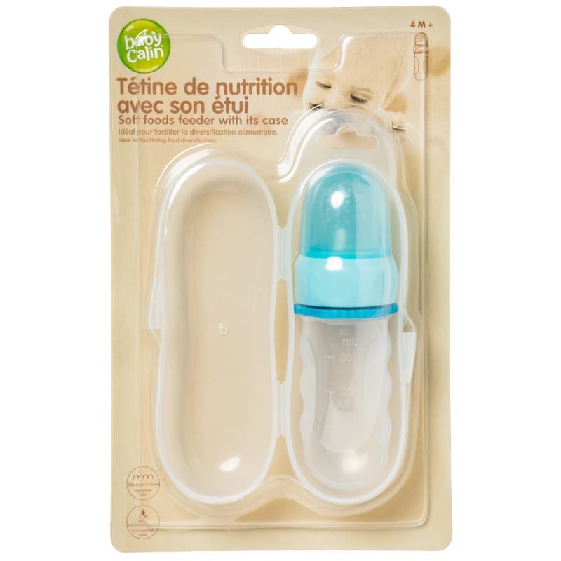 Tetine de Nutrition Maxi, bleu babycalin bleu hauteur 13 cm - largeur 4 cm 2022 — vue 1 sur 3