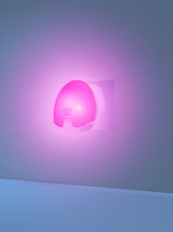 Veilleuse Automatique, rose pabobo 43191 — vue 2 sur 5