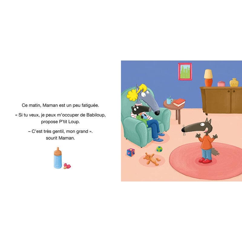 P'tit Loup Aime Sa Petite Soeur, naiss auzou 09-24 — vue 1 sur 2