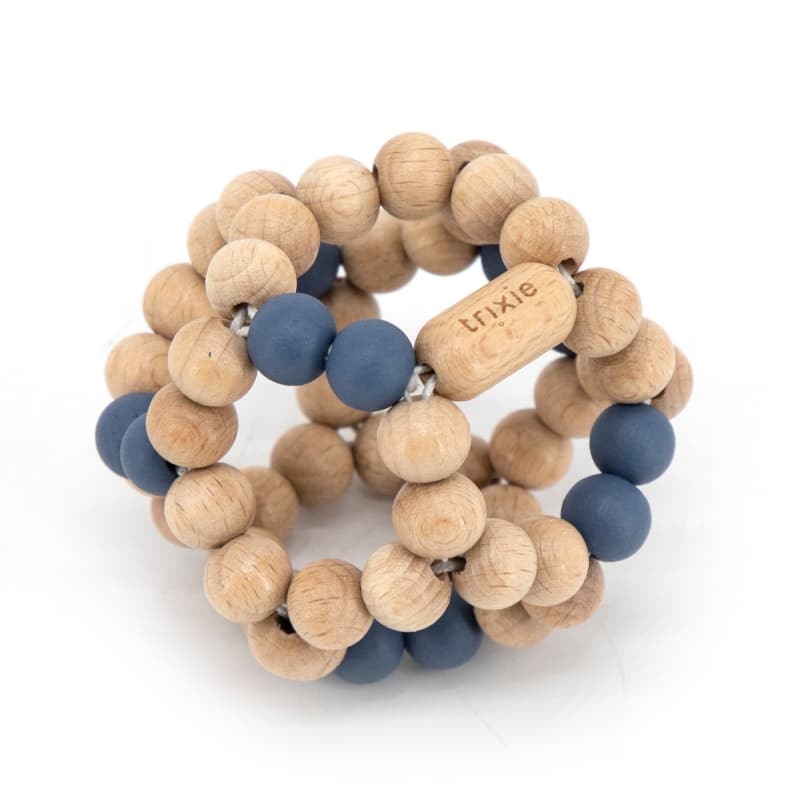 Balle de Prehension en Bois - Blue, bleu all animals trixie