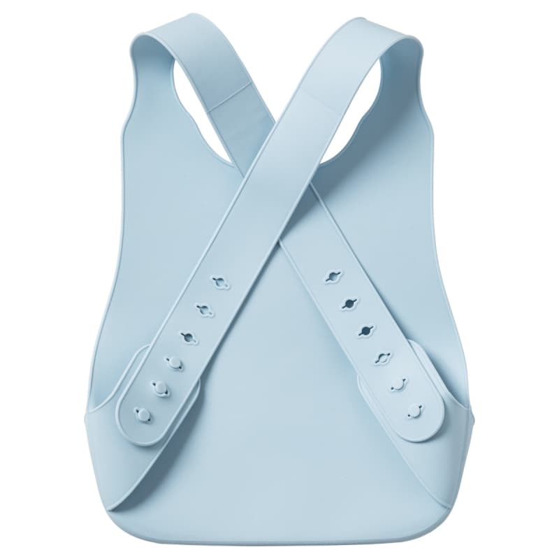 Bavoir 1er Age Souple, bleu babycalin bleu 32x24cm 2022 — vue 2 sur 2