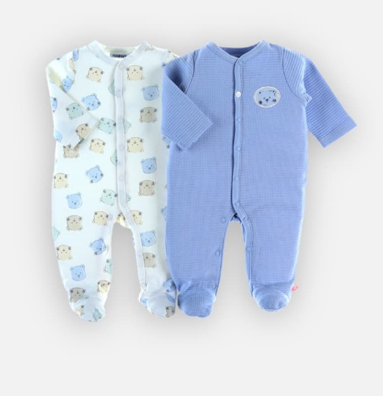 Iconic Set 2 Dors Bien Jersey Garcon, mixed 3m e22 — vue 2 sur 2