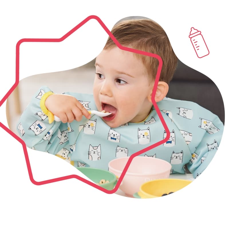 Couverts d'Apprentissages Flexibles, babymoov france multicolore — vue 5 sur 5