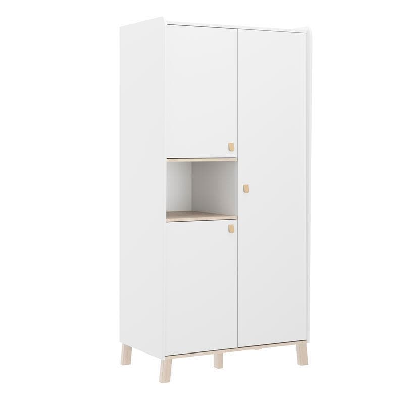 Armoire 3 Portes 1 Niche, aaron galipette blanc 94 — vue 2 sur 3