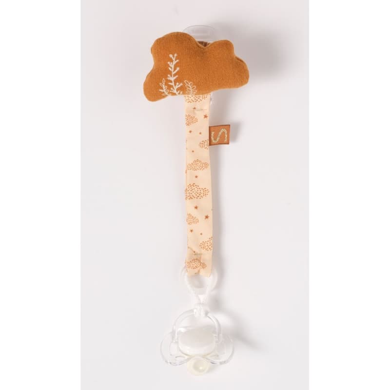 Attache Sucette Nuage, orsino deco beige — vue 1 sur 2