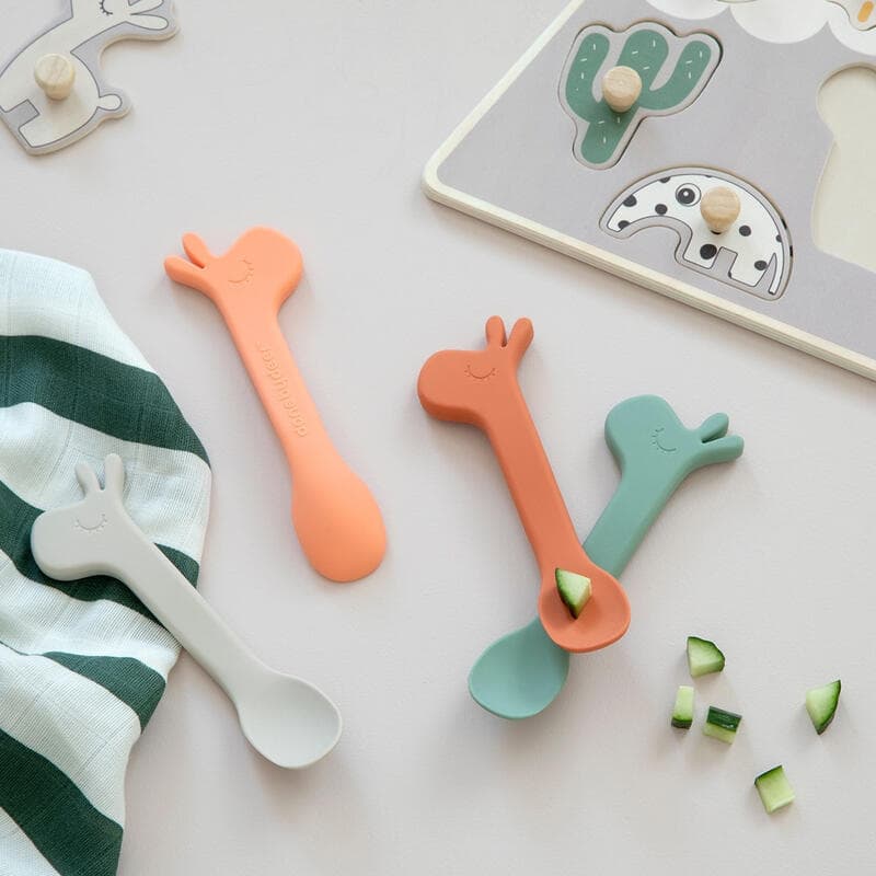 Cuillere Sili Lalee X2, vert done by deer news feb 2023 — vue 5 sur 5