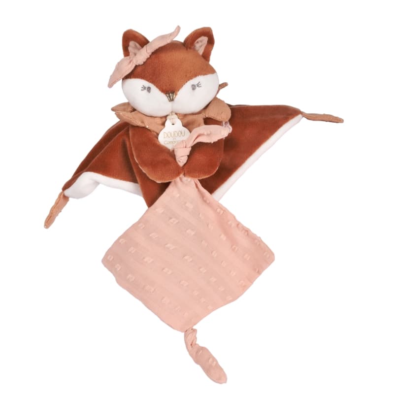 Mina Doudou Attache-sucette, marron 20cm doudou et compagnie