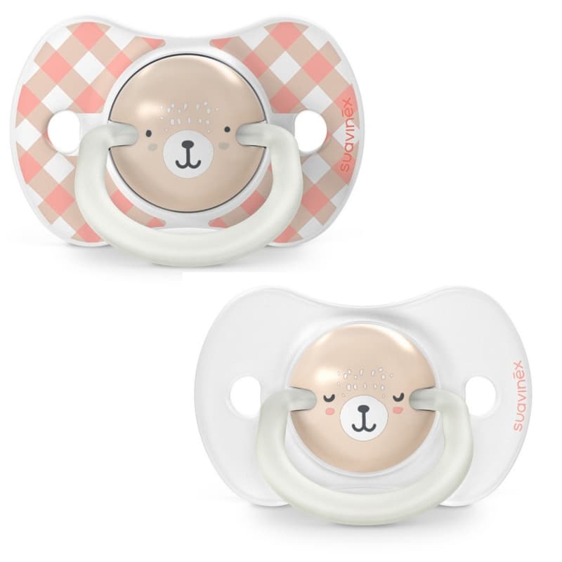 Sucettes X2, rose 0-6m night&day wild&free suavinex — vue 1 sur 2