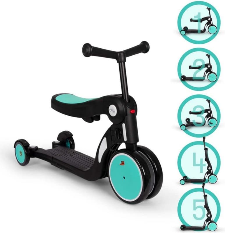Scooter 5 en 1 Quince, blue