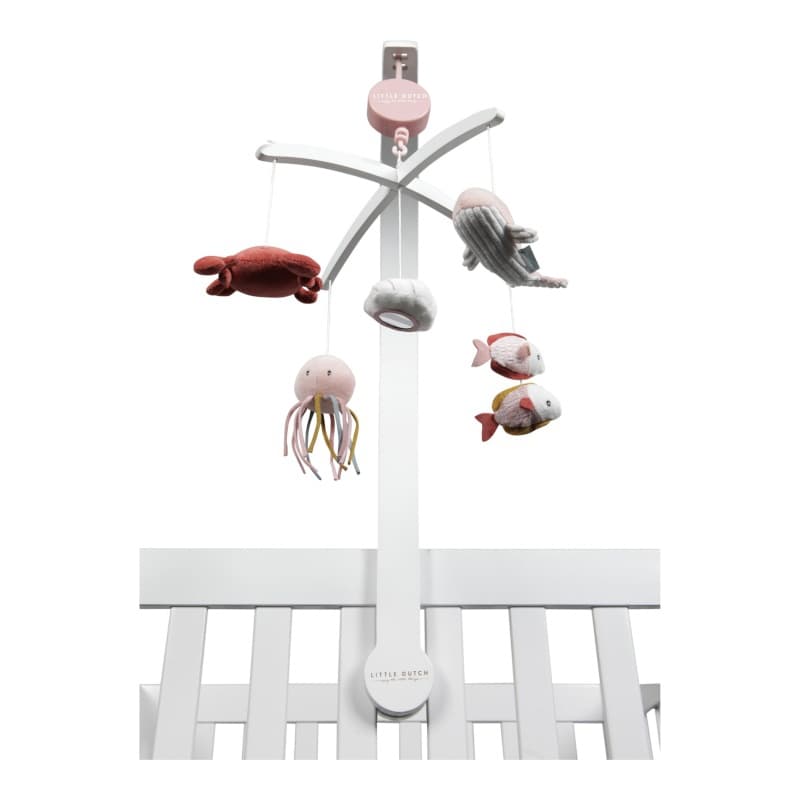 Mobile Musical en Bois Blanc Ocean Pink, little dutch pink 37 x 52 x 7 little dutch pink 37 x 52 x 75 cm — vue 2 sur 2