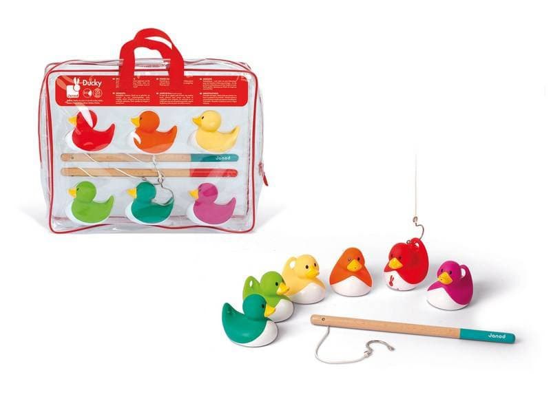 Ducky - Peche a la Ligne, plein air janod multicolore 8 x 6,5 x 7 collection 2012