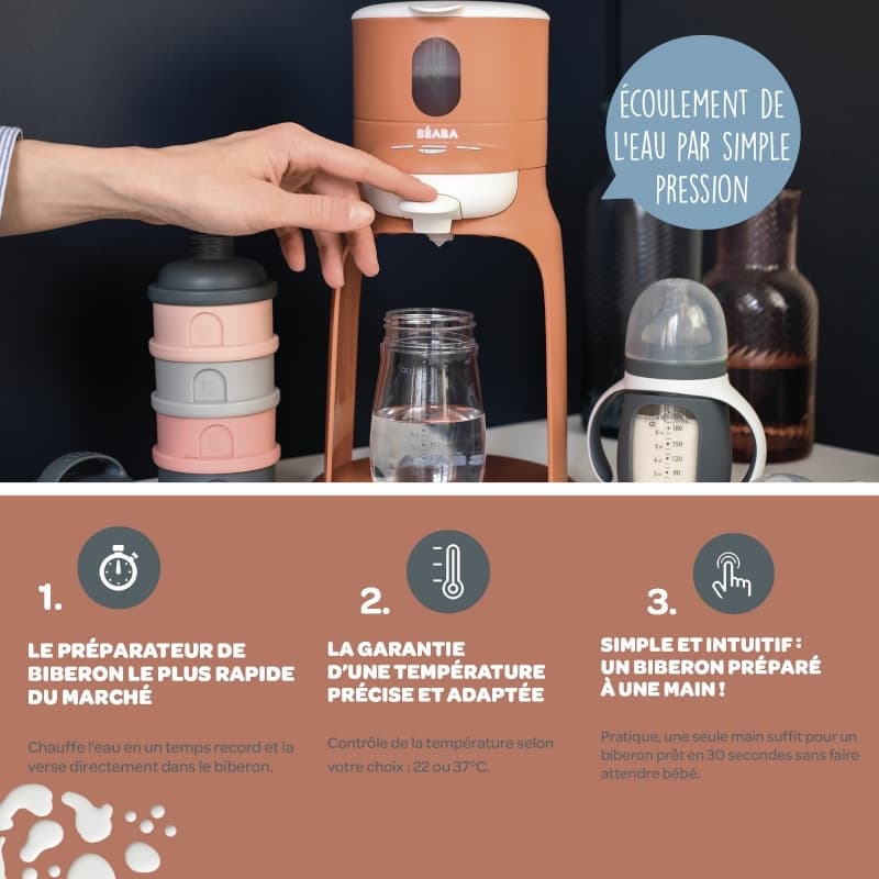 Bib Expresso, terracotta beaba — vue 3 sur 5