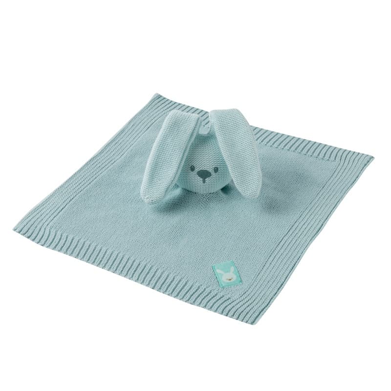 Doudou Tricot Menthe, lapidou nattou vert per