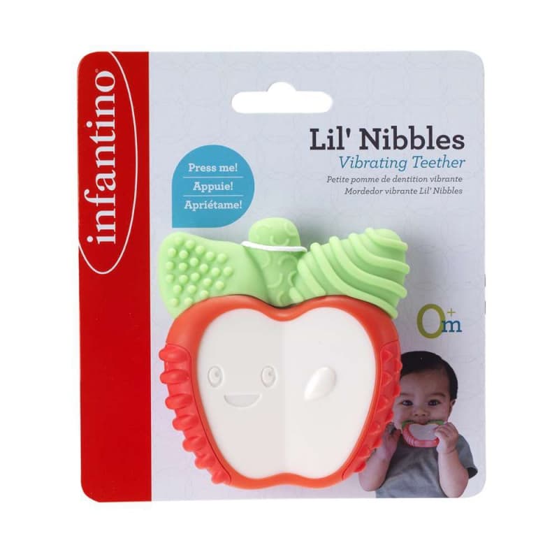 Anneau de Dentition Pomme Vibrante, infantino multicolore — vue 1 sur 3