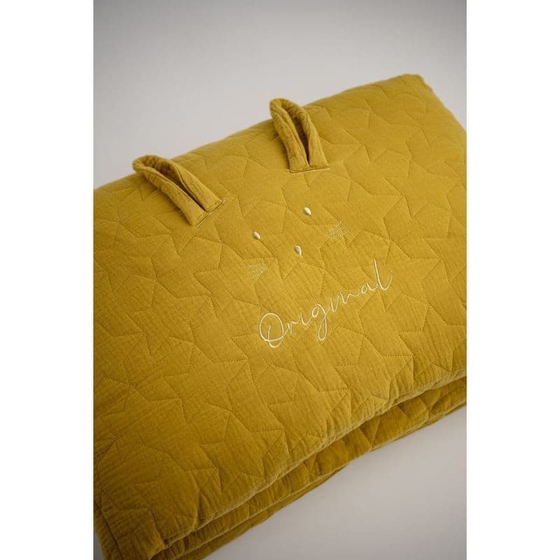 Tour de Lit Topaze, original jaune topaze jaune topaze 140 x 70 x 19 — vue 3 sur 5
