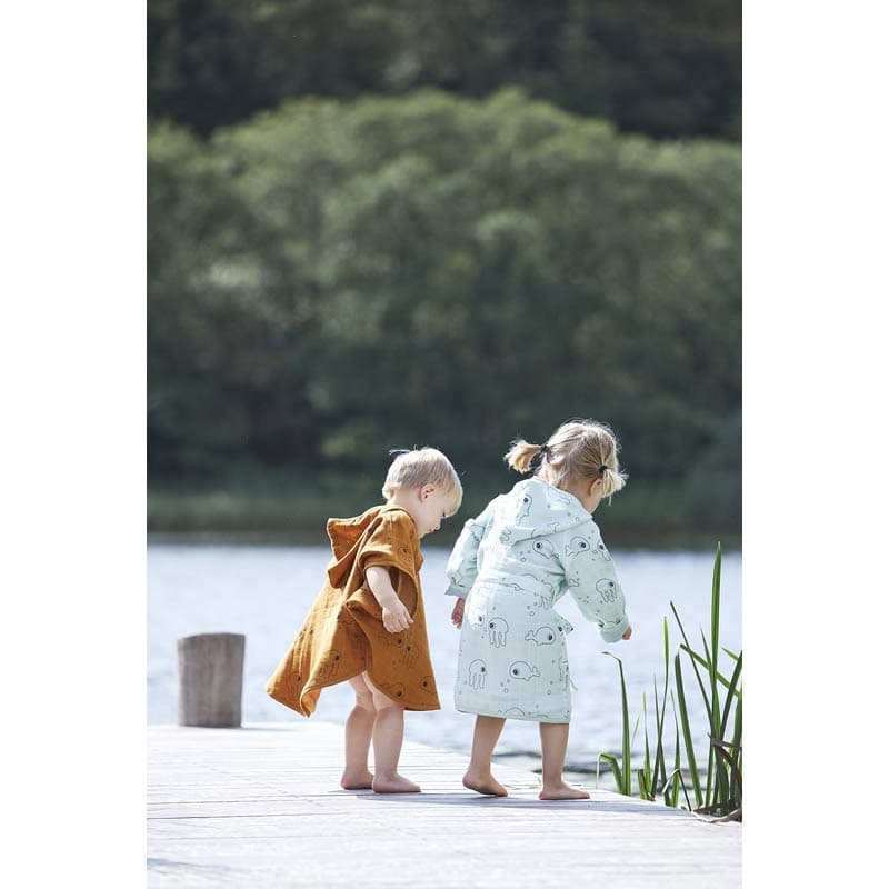 Poncho de Bain Sea Friends Moutarde, seafriends moutarde — vue 3 sur 3