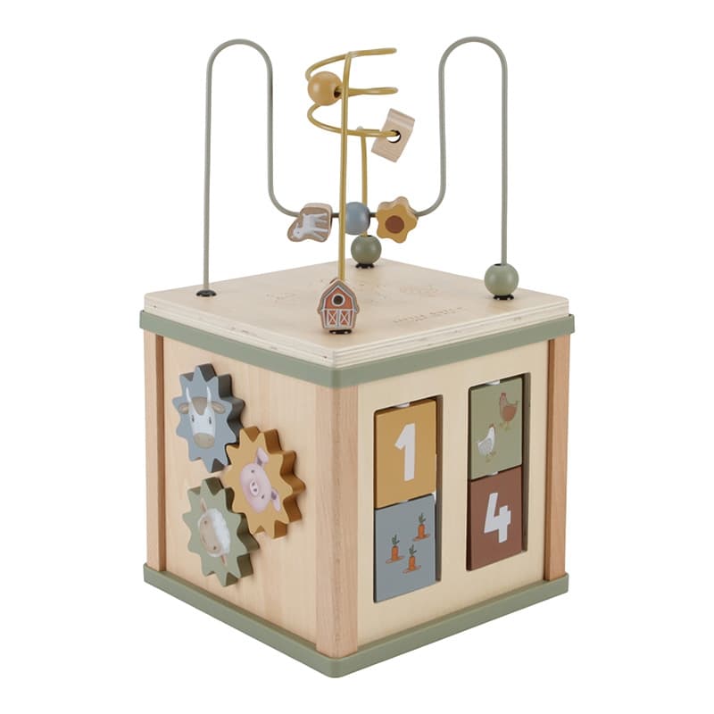 Cube Activites en Bois Fsc, 18m+ little farm little dutch 05-24 — vue 2 sur 5