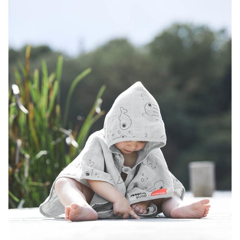 Poncho de Bain Sea Friends Gris, seafriends gris — vue 2 sur 3