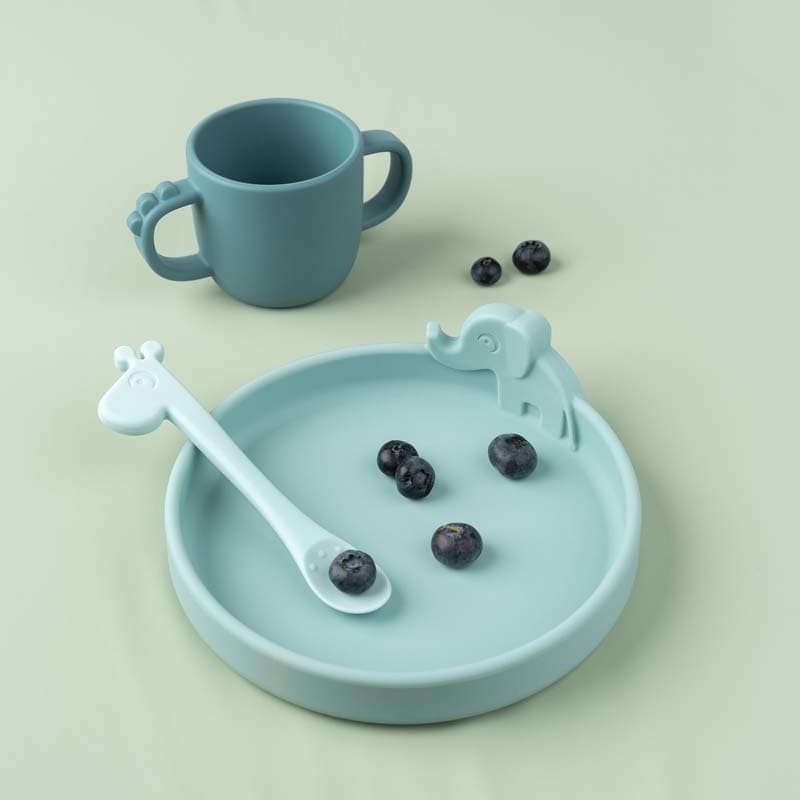 Peekaboo Coffret Repas Deer Friends, deer friends bleu — vue 5 sur 5