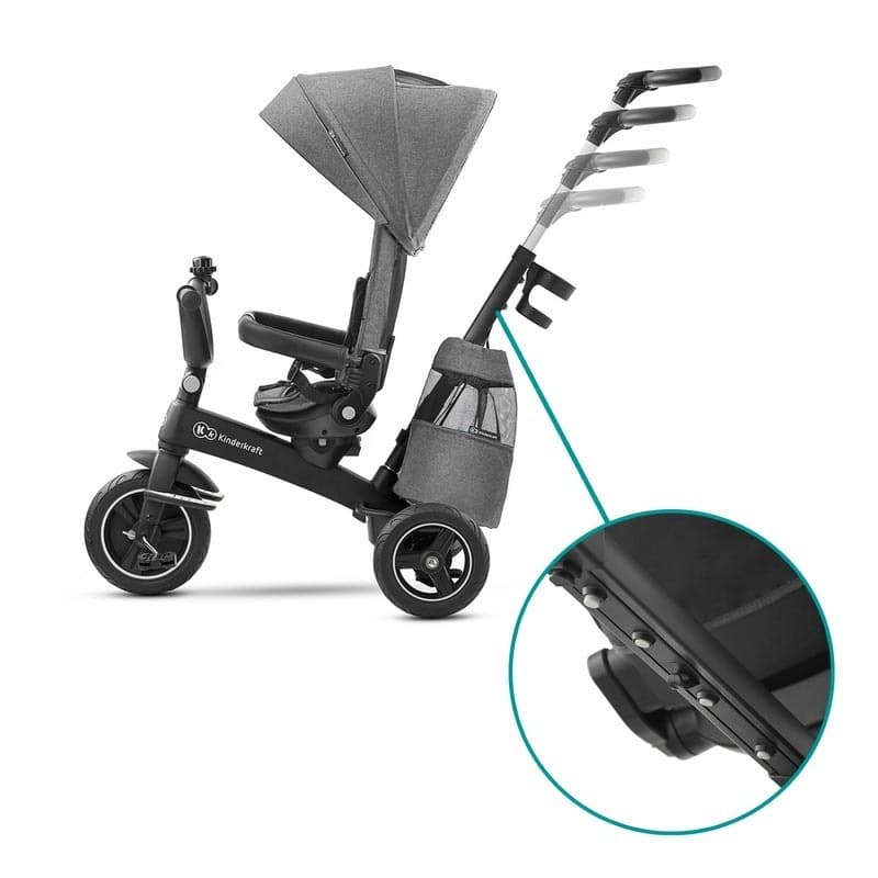 Tricycle Easytwist, gris — vue 5 sur 5