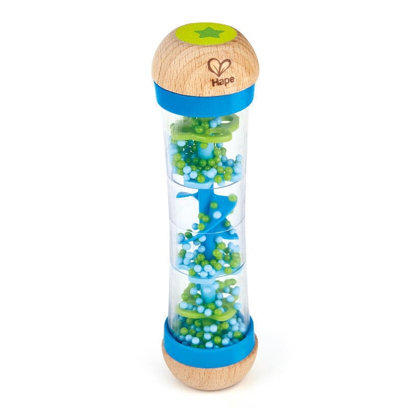 Baton de Pluie Bleu, eveil musical hape bois et multi 5,7 * 5,7 * 20 cm e-2023 — vue 1 sur 4