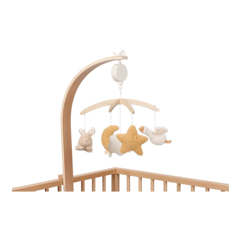 Mobile Musical en Bois Fsc, newborn natural little dutch 25/04 — vue 6 sur 6