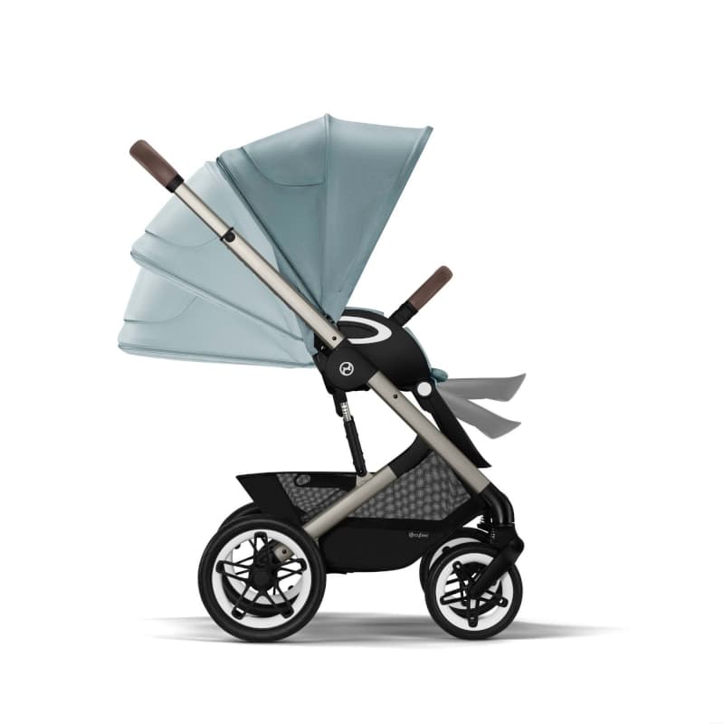 Poussette Talos S Lux Tpe, stormy blue light blue gold cybex 09-24 — vue 5 sur 5