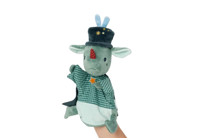 Joe Magicien Marionnette a Main, je grandis lilliputiens vert 23 x 10 x 30 collection 2024 p/e — vue 3 sur 5