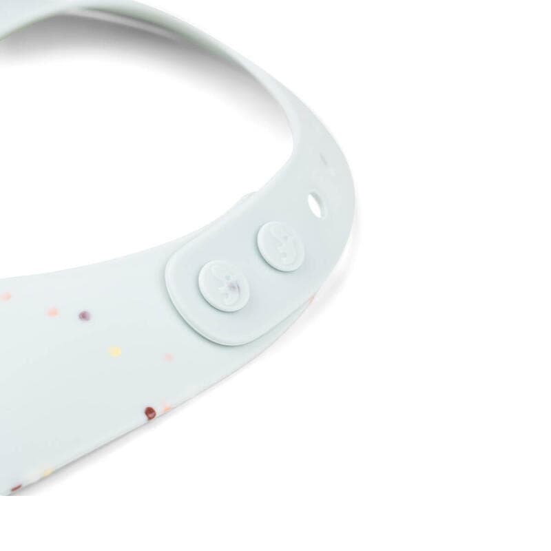 Bavoir Sili Confetti, bleu done by deer news feb 2023 — vue 2 sur 3