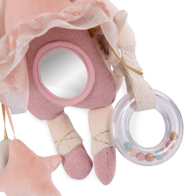 Souris d'Activites a Suspendre la Petite Ecole de Danse, la petite école de danse moulin roty rose/crème 0x0x34 p-e-a-h 2024 — vue 5 sur 5