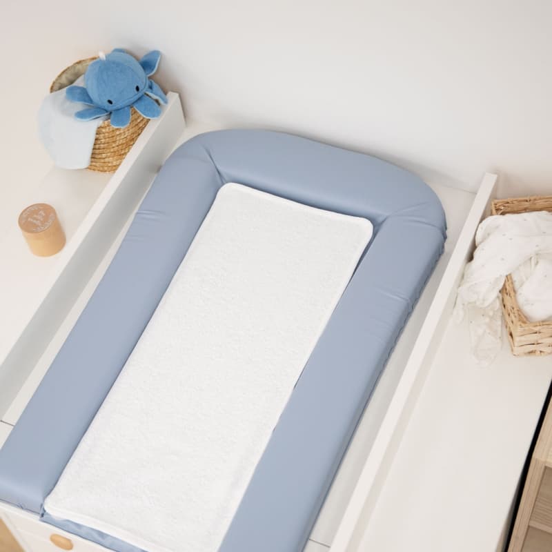 Matelas a Langer Pvc avec 2 Eponges Amovibles/confort 42x70 Cm Bleuet — vue 2 sur 3
