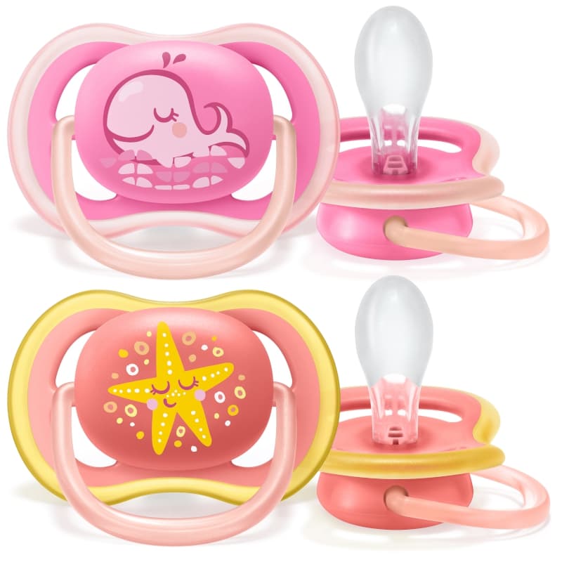 Scf085/04 Sucettes Air 6-18 Girl Anim., philips avent 5 x 10,8 x 12,6 — vue 2 sur 4