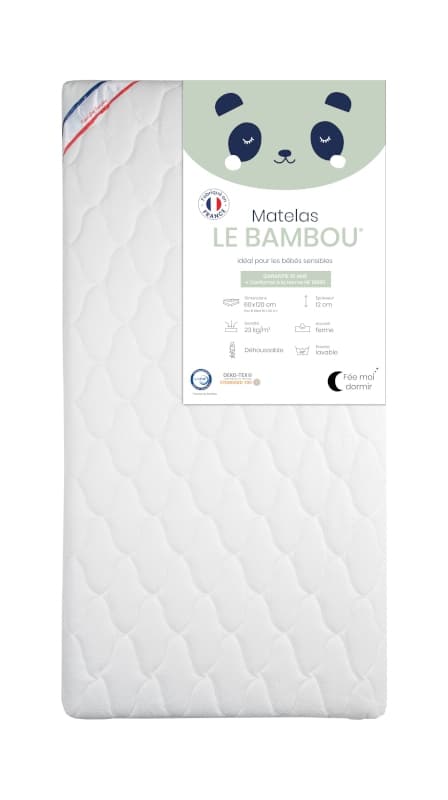 Matelas pour Lit 60x120 le Bambou