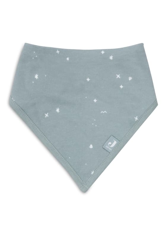 Bavoir Bandana X2, sea green twinkling jollein h-24 — vue 3 sur 5