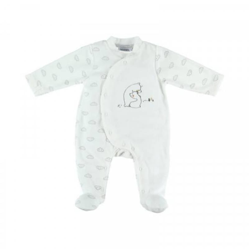 G&s Blanc Pyjama - Velours, ecru 3m permanent — vue 1 sur 2