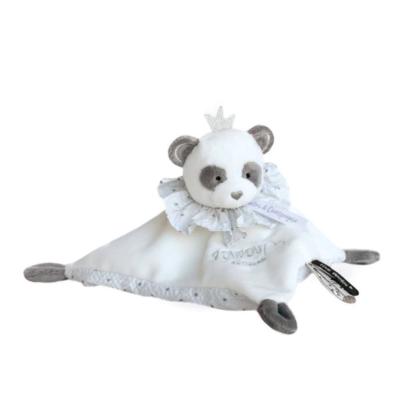 Attrape-reve Panda Doudou, blanc 20cm doudou sensoriel doudou et compagnie a-24 h-24 — vue 1 sur 2