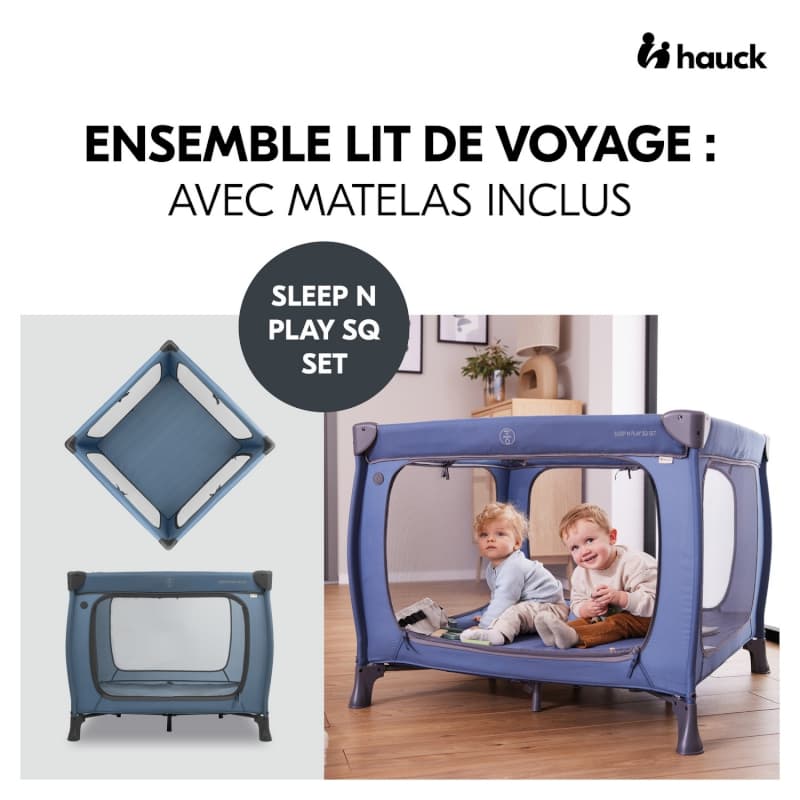 Parc Sleep N Play Sq Set, dark blue hauck p-24 e-24 — vue 2 sur 5