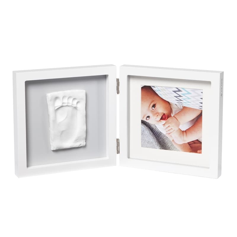 My Baby Style - Cadre Empreinte 2 Volets, gris baby art