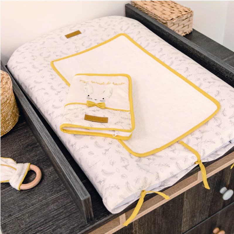 Matelas a Langer + Housse Leafy Bunny, leafy bunny domiva leafy bunny 50 x 75 cm — vue 2 sur 2