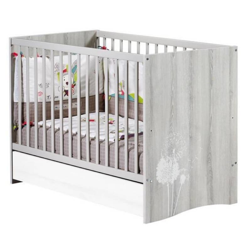 Lit 120x60 Forest, forest sauthon selection frene cendre per — vue 1 sur 2