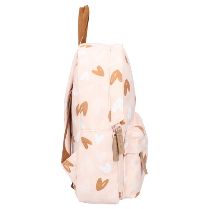 Sac a Dos Enfant Coeurs, kidzroom rose/caramel per — vue 4 sur 5