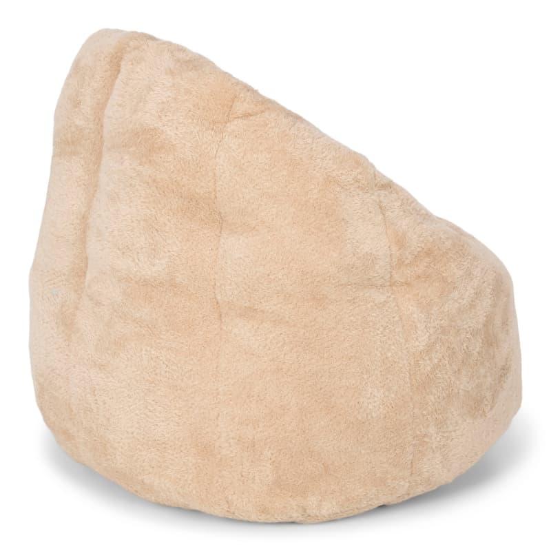 Pouf Bouclette Soft, beige newborn natural little dutch 25/04 — vue 3 sur 3