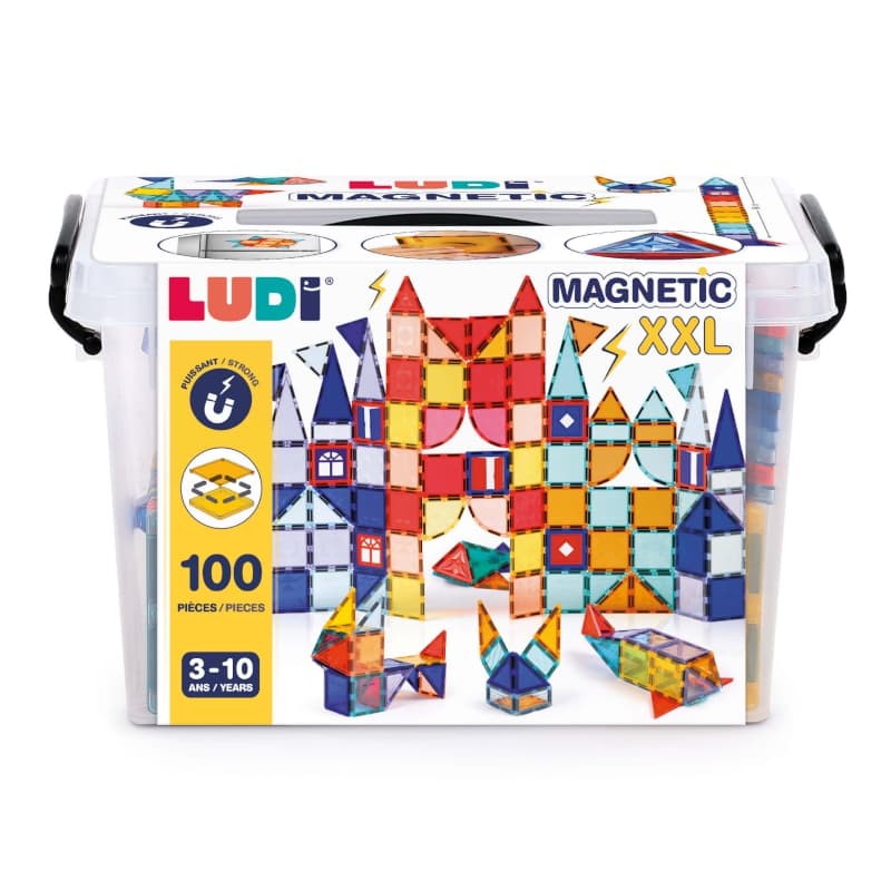 Set Magnetic Xxl, multicolore ludi 25/07 — vue 2 sur 6