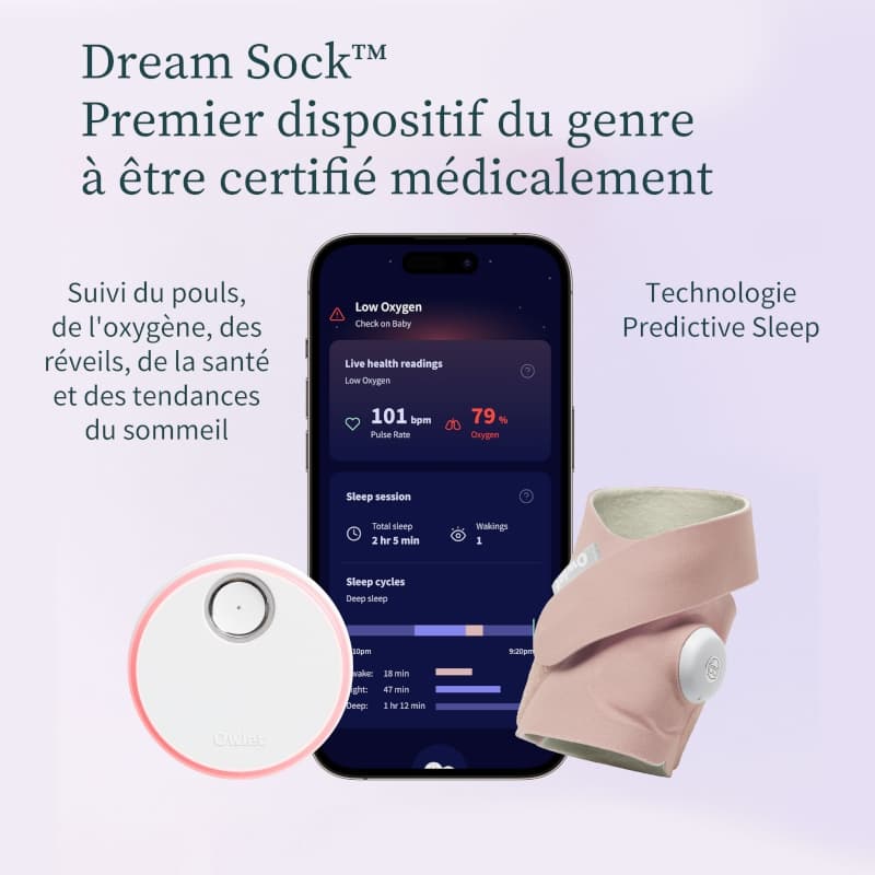Dream Sock, vert owlet — vue 2 sur 5
