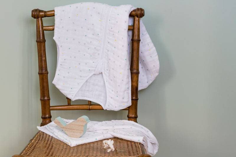Gigoteuse Naissance 70 Cm Ete Coton Triangles, bebe9creation — vue 2 sur 2