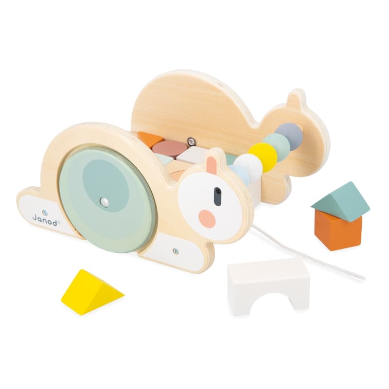 Chariot Cube Escargot, janod collection 2024 — vue 1 sur 5